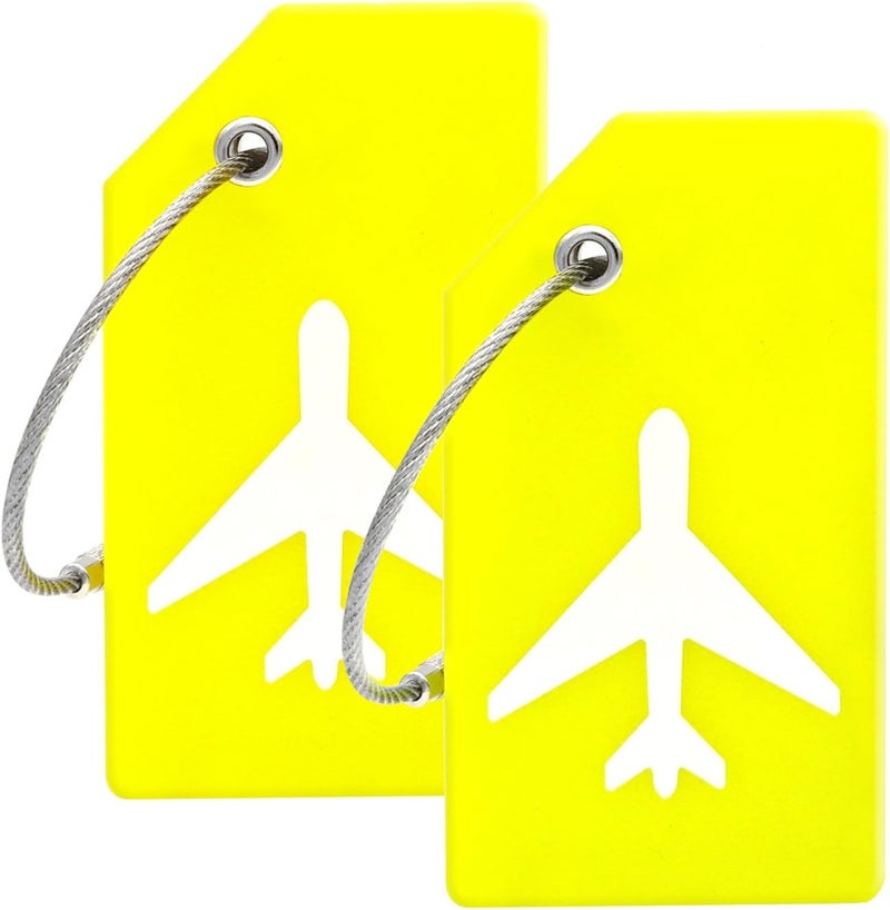 Ovener Silicone Luggage Tag with Name ID Card Perfect to Quickly Spot Luggage Suitcase - Image 1